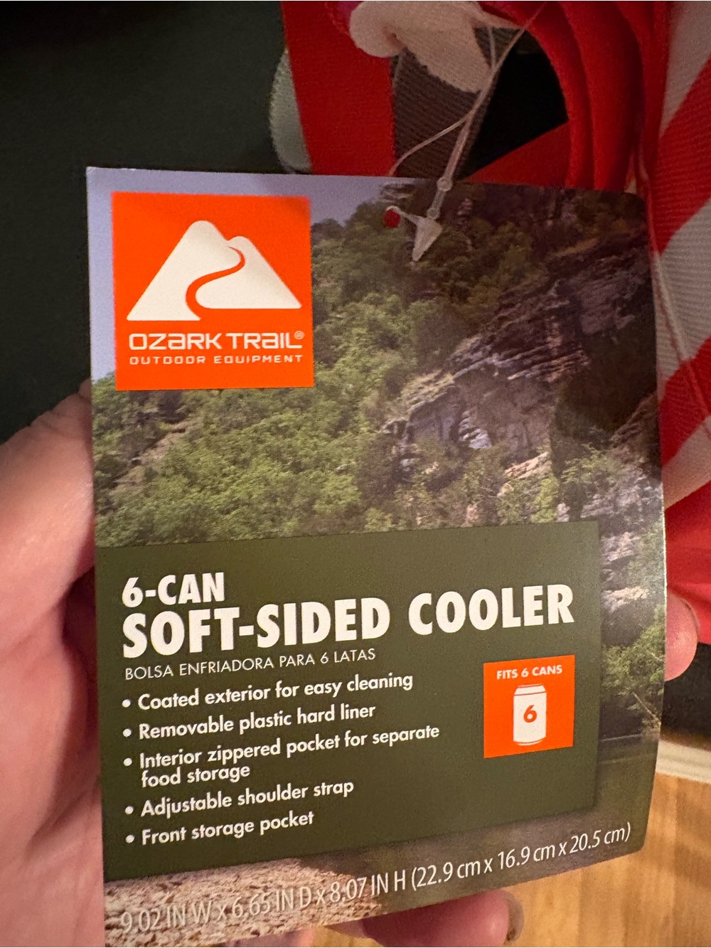 Ozark Trail Orange and Pink Insulated Soft Cooler Bag